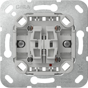 GIRA 310500 Einsatz Wippschalter 10 AX 250 V~ Serienschalter mit Befestigungskrallen