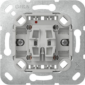 GIRA 310600 Einsatz Wippschalter 10 AX 250 V~ Universal-Aus-Wechselschalter mit Befestigungskrallen