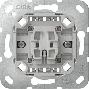 GIRA 310700 Einsatz Wippschalter 10 AX 250 V~ Kreuzschalter mit Befestigungskrallen