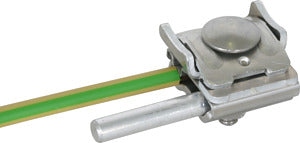 DEHN 365250 UNI-Falzklemme Mit Schraube M8 und Sperrzahnmutter Rd: 8-10 mm Falz: 0,7-8 mm