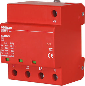 DEHN 900456 Überspannungsableiter Typ 2 DEHNguard 4-polig für TT- und TN-S-Systeme