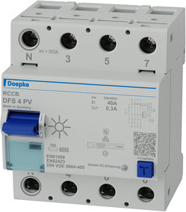 DOEPKE 09136804 Fehlerstromschutzschalter DFS 4 040-4/0,30-PV