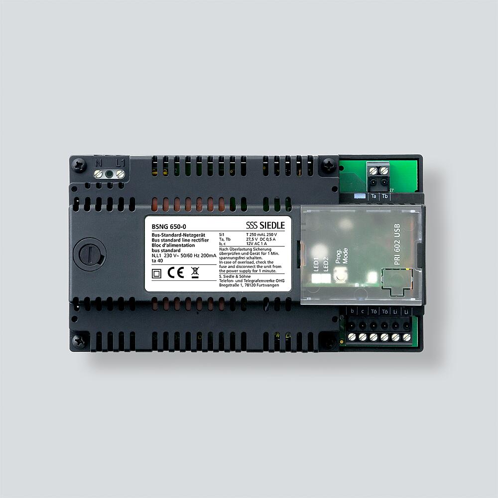SIEDLE 210012496-00 Bus-Standard-Netzgerät BSNG 650-0 – Bild 3