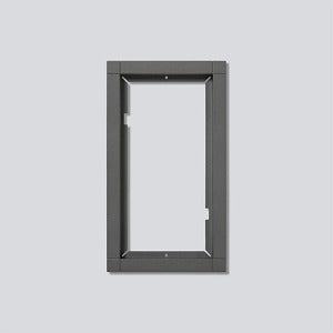 SIEDLE 200038732-00 Kombirahmen KR 611-2/1-0 DG Dunkelgrau-Glimmer