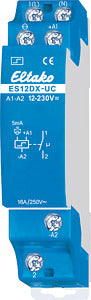 ELTAKO 21100002 Elektronischer Stromstoßschalter mit patentierter Duplex-Technologie und Universal-Steuerspannung ES12DX-UC