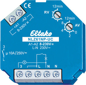 ELTAKO 61100704 Zeitrelais Installationstechnik für Reiheneinbau NLZ61NP-UC