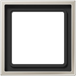 JUNG ES2981 Rahmen 1fach Serie LS 990 IP 44 Edelstahl senkrechte und waagerechte Montage