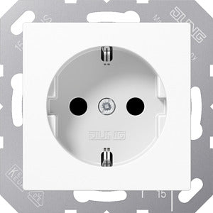JUNG A1520WW SCHUKO®-Steckdose Serie AS/A alpinweiß