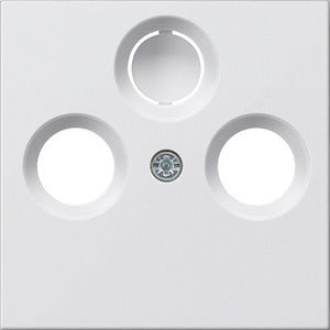 GIRA 086903 Abdeckung für Koaxial-Antennensteckdose System 55 reinweiß glänzend