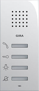 GIRA 125003 Wohnungsstation AP reinweiß glänzend