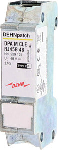 DEHN 929121 Überspannungsableiter DEHNpatch Class E mit 2 RJ45-Buchsen