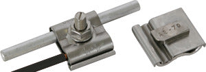DEHN 540250 UNI-Erdungsklemme NIRO für Rd 8-10mm und Leiter 4-50mm² mit Schraube M8 und Mutter