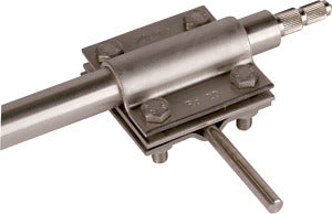 DEHN 610020 TE-Anschlussklemme NIRO (V4A) f. D 20mm f. Rd 7-10mm Fl -40mm Seile 35-70mm²