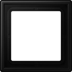 JUNG LS981SWM Rahmen 1fach LS 990 IP 44 graphitschwarz matt senkrechte und waagerechte Montage