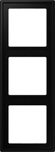 JUNG LS983SWM Rahmen 3fach LS 990 IP 44 graphitschwarz matt senkrechte und waagerechte Montage