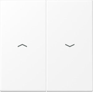 JUNG LS995PWWM Wippe 2fach mit Pfeilsymbolen Serie LS schneeweiß matt