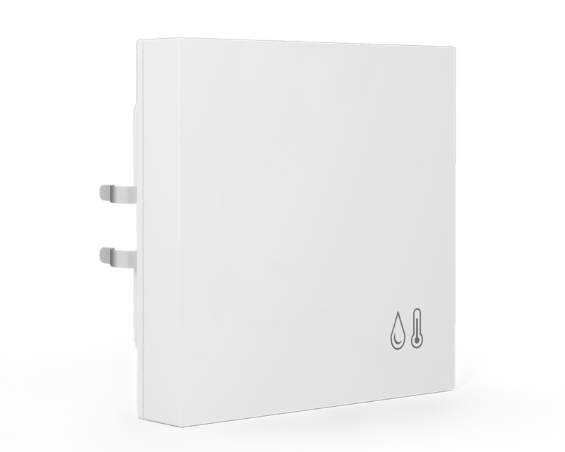 MDT SCN-TFS55.01 Elevio - Raumtemperatur-/Feuchtesensor 55 reinweiß glänzend