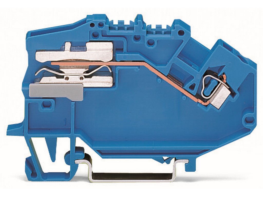 WAGO 780-613 1-Leiter-N-Trennklemme 2,5 mm² CAGE CLAMP® blau