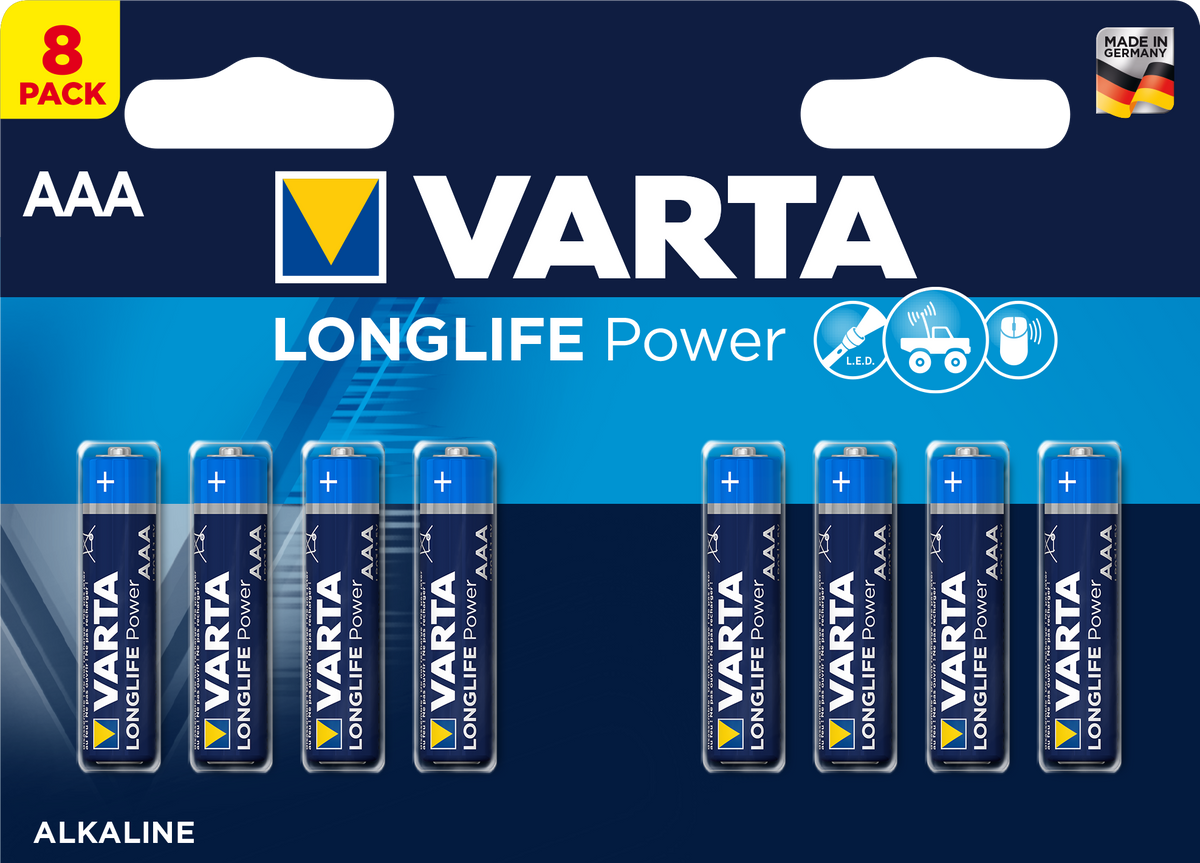 Longlife Power Batterie von Varta.