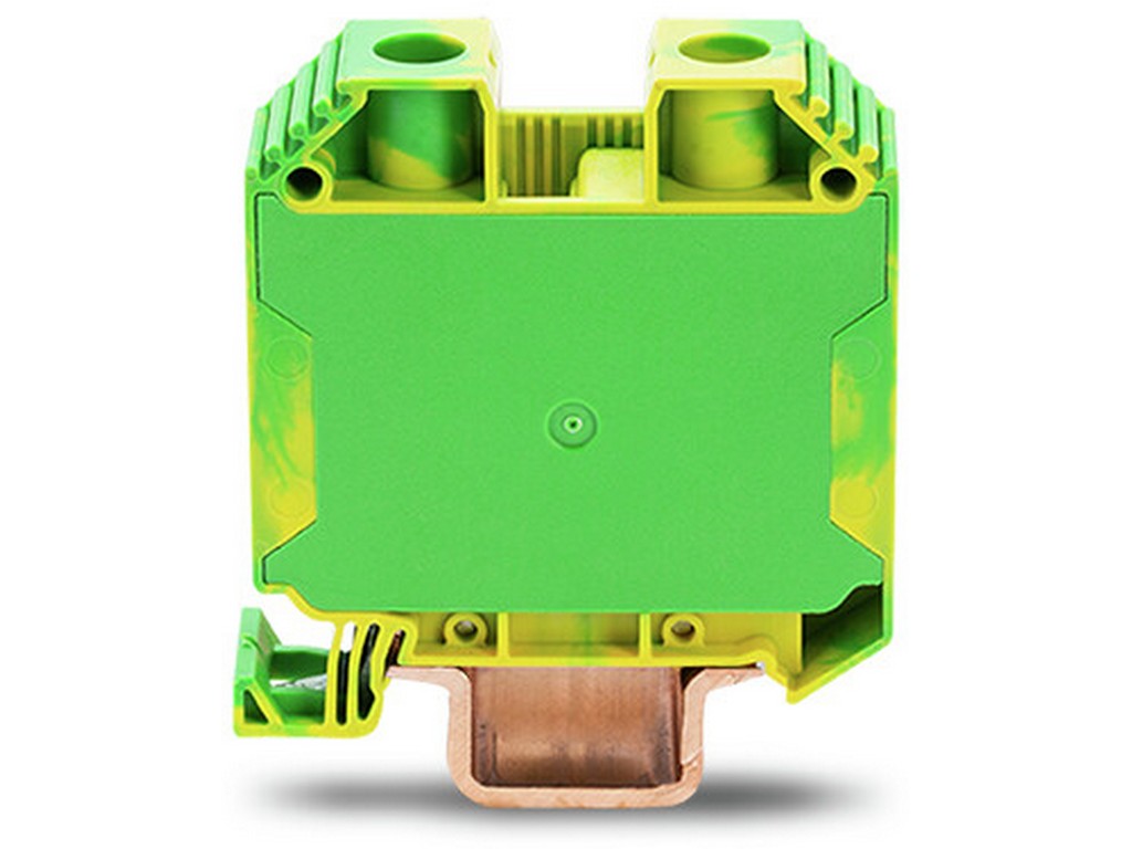 WAGO 883-3507 2-Leiter-Schutzleiterklemme 35 mm² Schraub-Anschluss grün-gelb