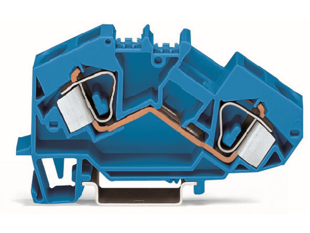 WAGO 783-604 2-Leiter-Durchgangsklemme 16 mm² CAGE CLAMP® blau