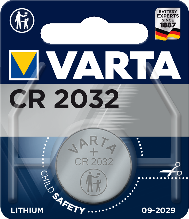 VARTA Electronicszelle CR 2032, 1er Blister