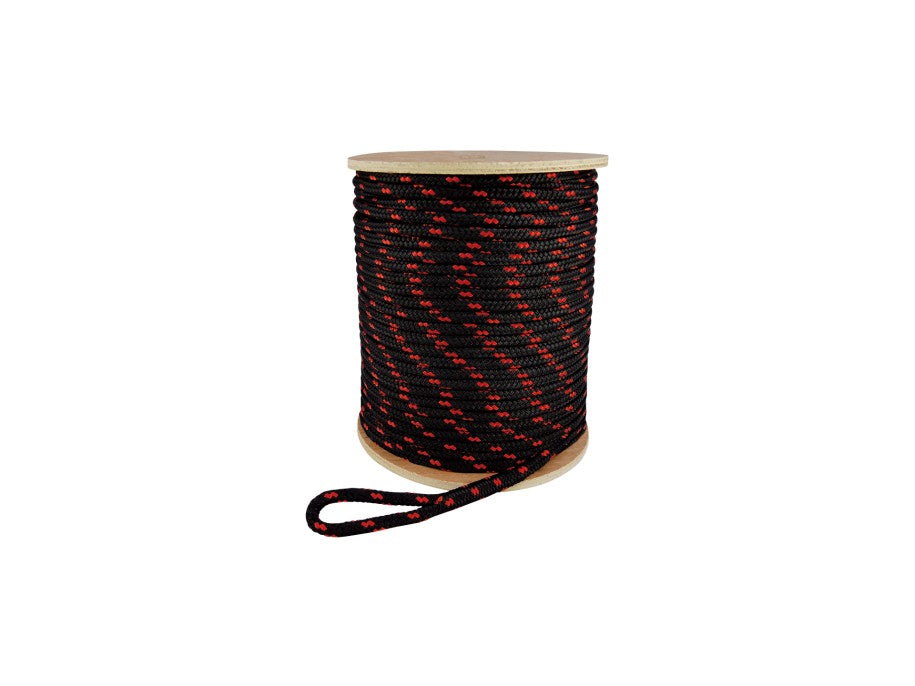 Zugseil Polyester auf Trommel Seil Ø 12 mm.