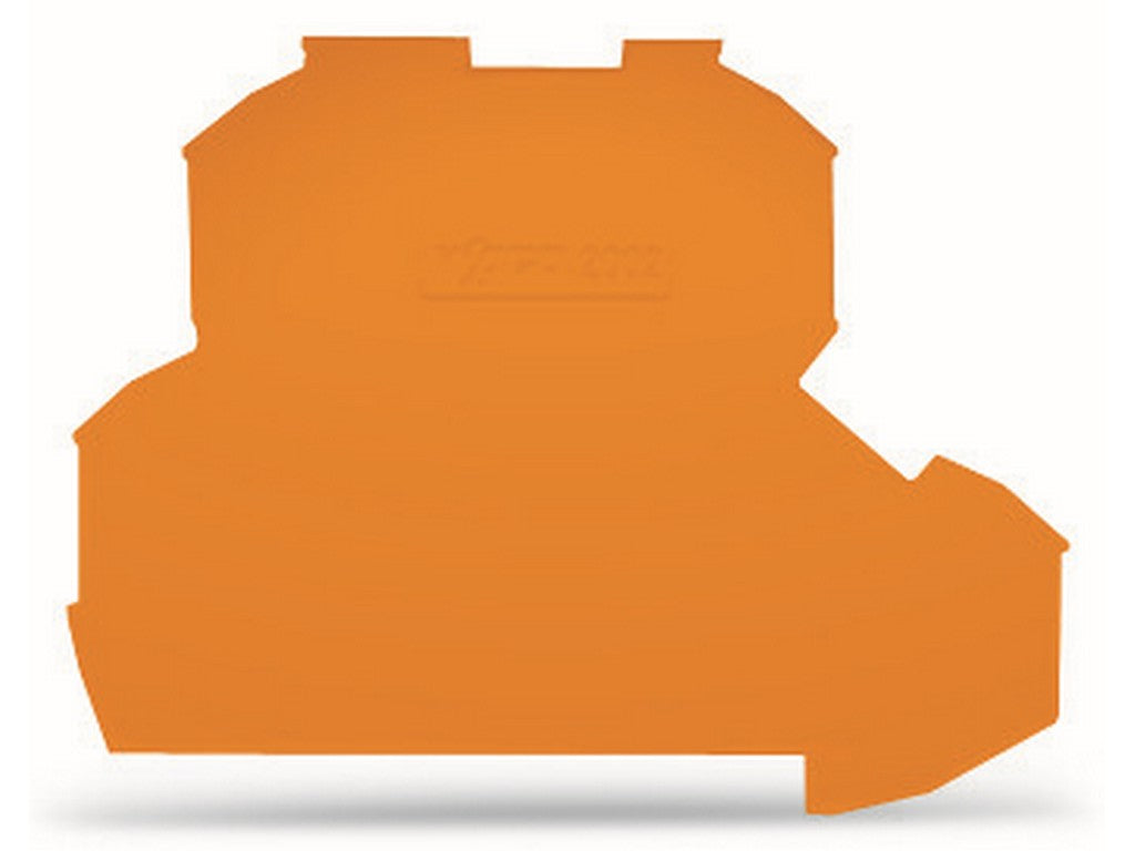 WAGO 2002-2292 Abschluss- und Zwischenplatte 0,8mm dick orange