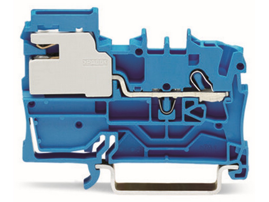 WAGO 2002-7114 1-Leiter-N-Trennklemme 2,5 mm² Push-in CAGE CLAMP® blau