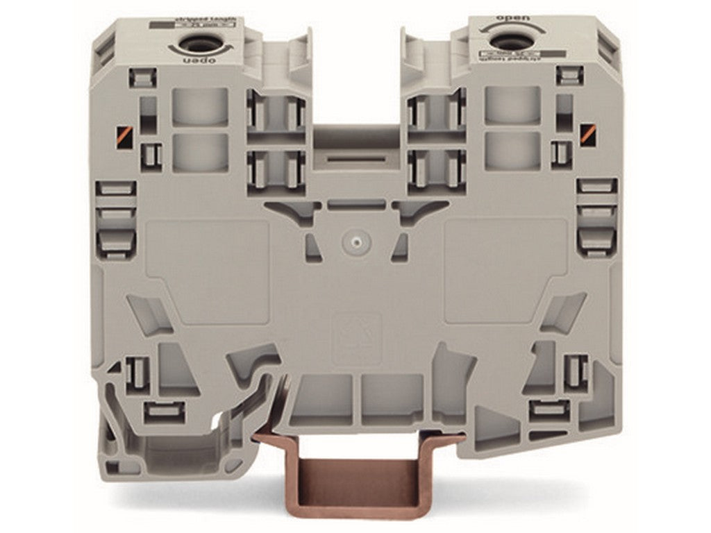 WAGO 285-135 2-Leiter-Durchgangsklemme 35 mm² POWER CAGE CLAMP grau