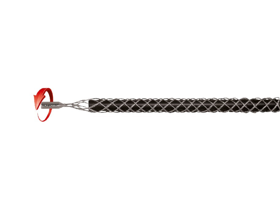 RUNPOTEC 20366 Kabelziehstrumpf mit Gewinde, für Kabel mit Ø 6mm