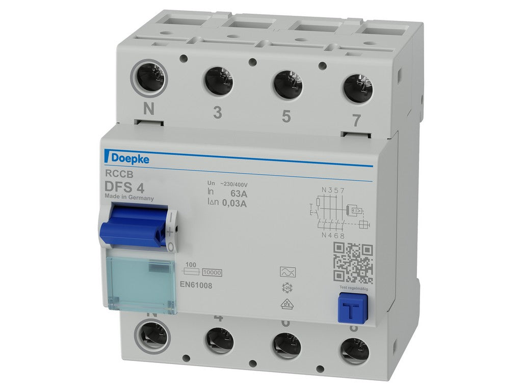 DOEPKE 09144901 Fehlerstromschutzschalter DFS 4 063-4/0,03-A
