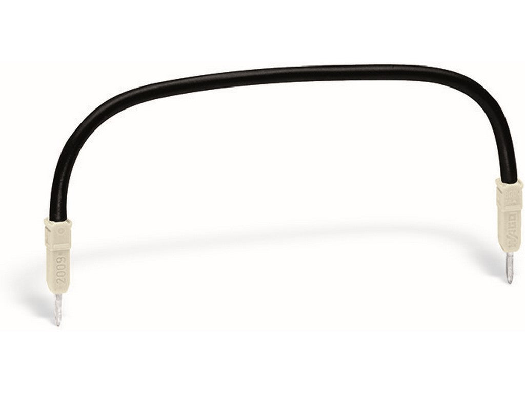 WAGO 2009-412 Steckbarer Leitungsbrücker isoliert 60 mm lang schwarz