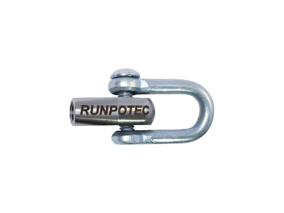 RUNPOTEC 20280 Schäkel mit Gewinde RTG Ø 6 mm