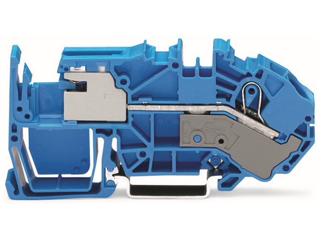 WAGO 2016-7714 1-Leiter-N-Trennklemme 16,00 mm² Push-in CAGE CLAMP® blau