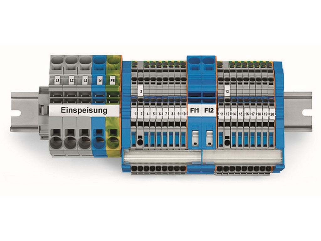 WAGO 821-122 TOPJOB®S-Hauptverteiler-Set FI mit Betätigungsöffnung