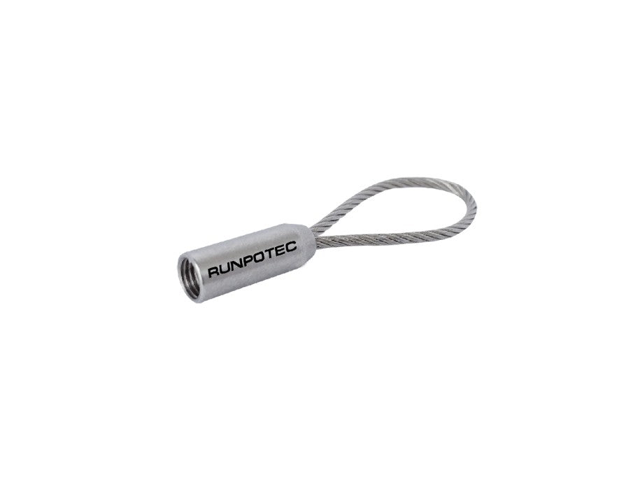 RUNPOTEC 20428 Zugschlaufe Ø 1,5 mm - Edelstahlseil