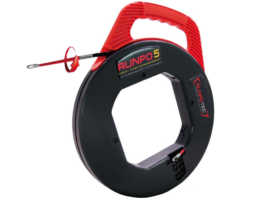 RUNPO 5 - Profi Kabeleinziehgerät optimal für Rohrdurchmesser 16 - 40 mm geeignet.