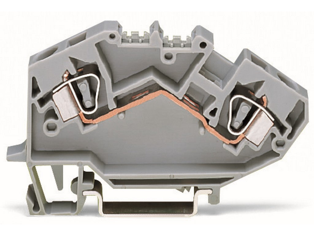 WAGO 782-601 2-Leiter-Durchgangsklemme 6 mm² CAGE CLAMP® grau
