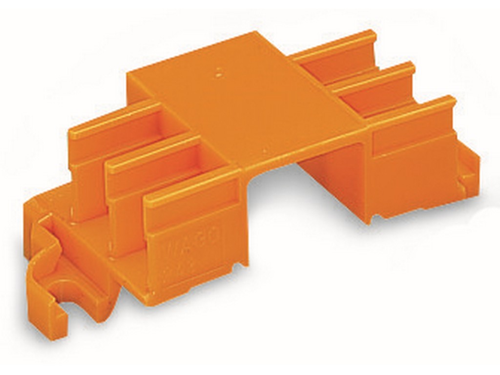 WAGO 243-113 Befestigungsadapter für 6 Steckplätze Serie 243 orange